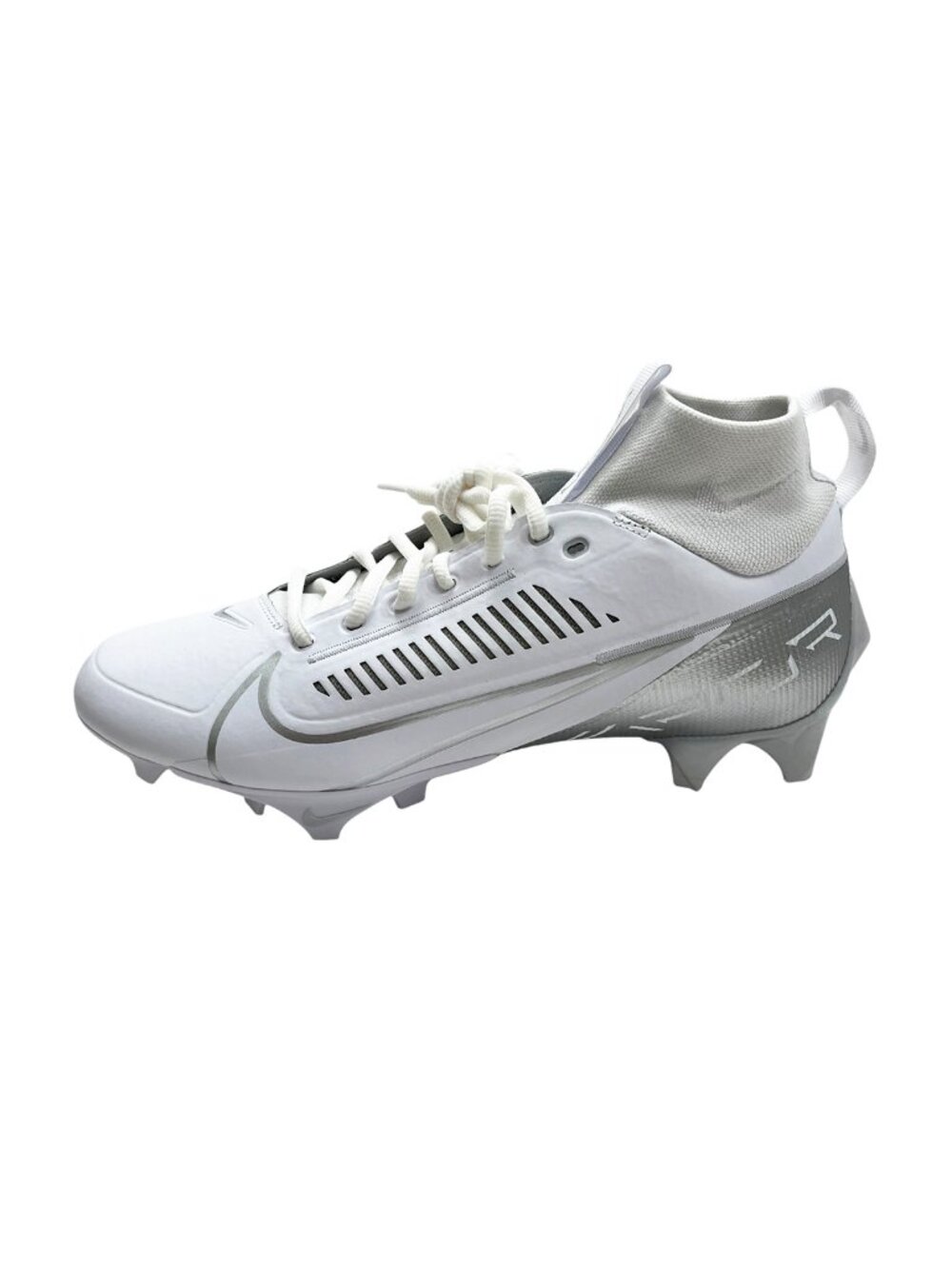 NWOT Nike Vapor Edge Pro 360 2 Men’s Football Cleats White Silver Size 10